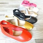 Infant Toddler Girls Ballet Flat Dress Shoes Size 4-9 Crossed