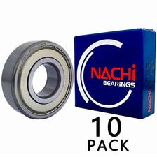 10Pcs NACHI 6204ZZECM 20X47X14MM High Quality Two Side Sealed Ball Bearings