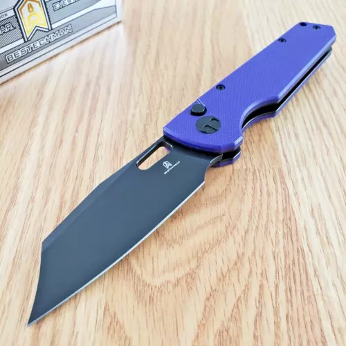Bestech Knives Bestechman Folding Knife 3.25" D2 Tool Steel Blade G10 Handle
