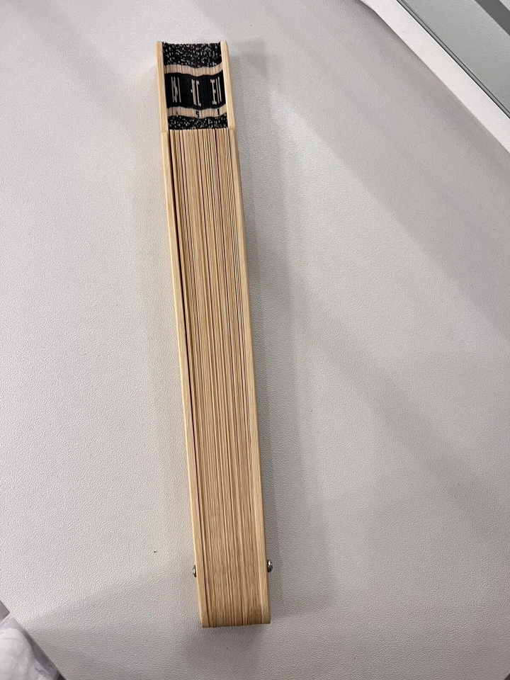 DIOR BEAUTY DIORIVIERA Folding Fan Navy Sensu Travel Novelty GWP New Sealed - Image 4 of 4