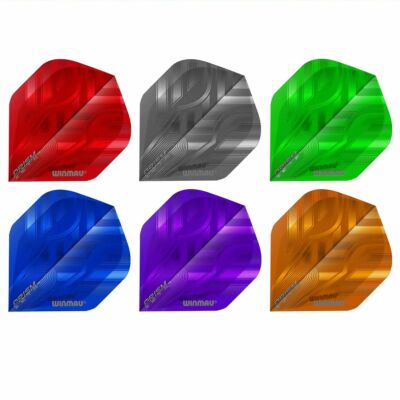     12x WINMAU Dart Flights Flys Flügel Federn Flügel Standard Prism Zeta