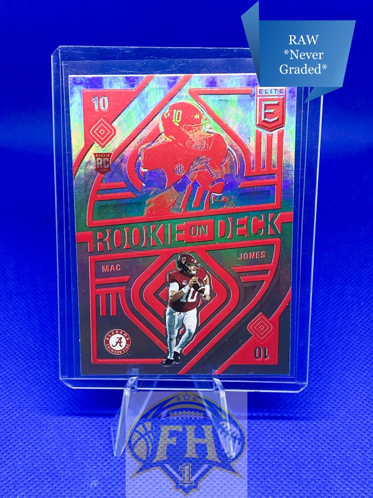 2021 Panini Donruss Elite Mac Jones Rookie on Deck *One Owner*