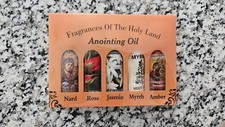Fragrances Of The Holy Land , Anointing Oil  Nard, Rose, Jasmin, Myrrh, Amber 