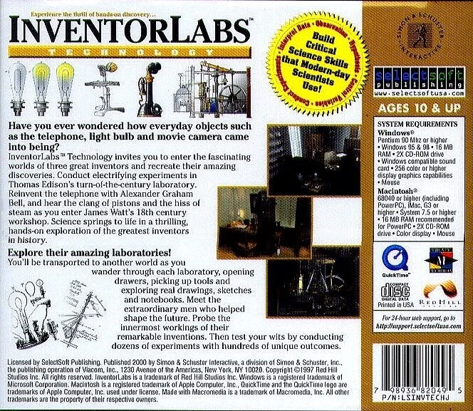 InventorLabs Technology (CD-ROM, 2000) for Win/Mac - NEW CD in SLEEVE - Image 3 of 3