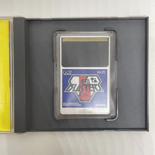 Aero Blasters Hu-Card Hudson NEC PC Engine Retro Shooter Game Japan Import Rare - Picture 4 of 6