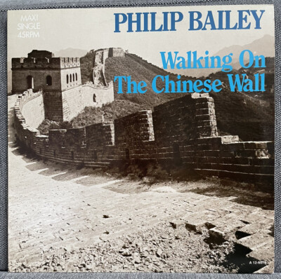Philip Bailey - Walking on the Chinese Wall 12'' Maxi Singlöe Vinyl 1984 5.08min