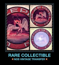 ORIG VTG 70's Led Zeppelin IV Zoso Concert Black Album Swan Song T-Shirt Iron-On