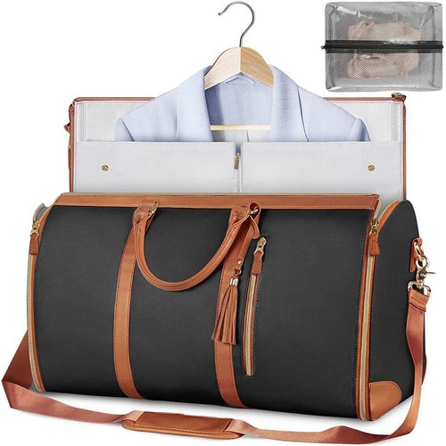 Bolsa de traje de viaje bolsa de equipaje plegable de gran capacidad ~ J ~ DE - Imagen 7 de 24