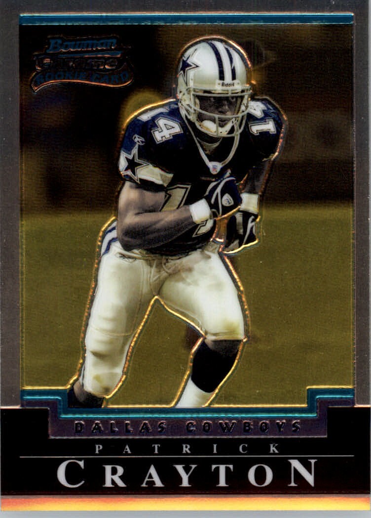 2004 Bowman Chrome Football #174 Patrick Crayton RC - Dallas Cowboys