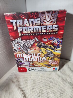 Transformers Revenge of the Fallen Missile Mania Game 2008 Milton Bradley 