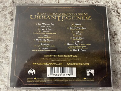 Urban Legendz by Skatterman & Snug Brim (CD, 2004) 825099100727| eBay