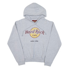 HARD ROCK CAFE New York Felpa Grigia Da Uomo USA S