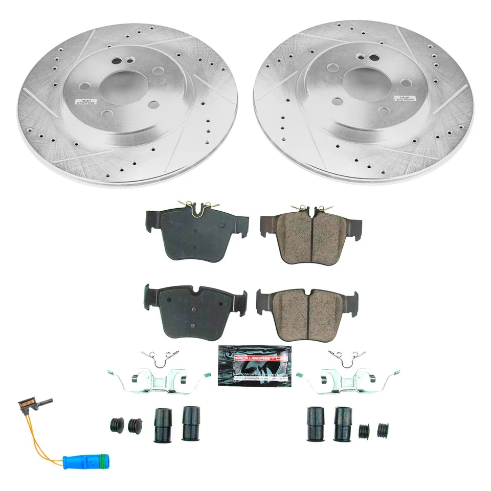 PowerStop K7990 Brake Kit For Mercedes-Benz C43 AMG 2018-2022 Rear Foto 2 de 4