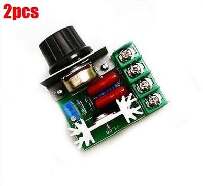 2Pcs 2000W Scr Motor Speed Controller Module Modulation Voltage Regulator New xr
