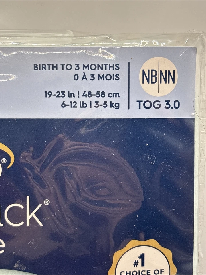 HALO SleepSack Swaddle Micro Fleece TOG 3.0 Mint Green 0-3M 6-12lb New Sealed - Image 4 of 4