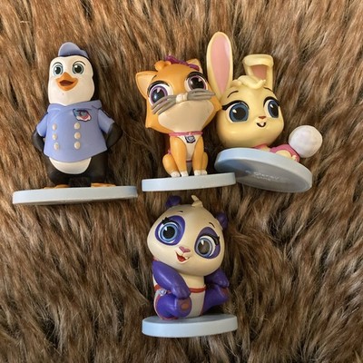 Disney Junior T.O.T.S. Tiny Ones Transport Service Penguin, Panda, Cat & Bunny