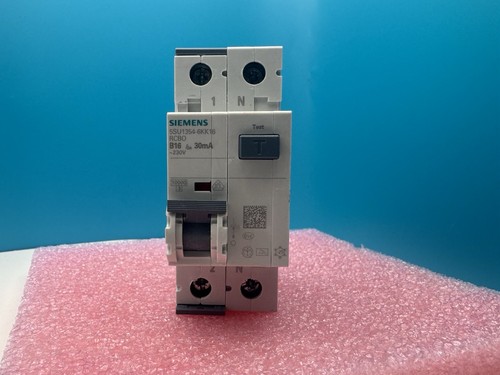 Siemens 5SU1354-6KK16 RCBO FI/LS B16 30mA 230V Qty1