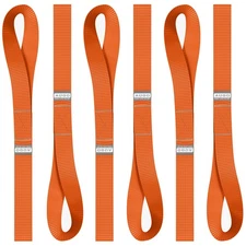 Soft Loop Tie Down Straps - 1,500 Load Capacity  4,500 Lbs Breaking Strength -