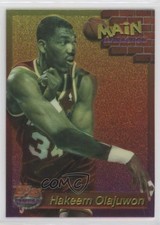 1993-94 Topps Finest Main Attraction Hakeem Olajuwon #10 HOF 2v5