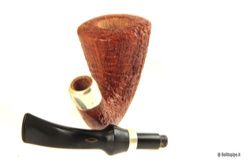 Pipa Brebbia First Calabash Sabbiata Naturale - filtro 9mm - Picture 7 of 7