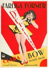 CLARA BOW - Dangerous Curves - Movie Poster Image - 5 x 7 inch Print