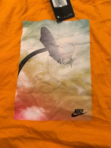 BNWT nike basketball orange t shirt XL