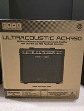 BEHRINGER ULTRACOUSTIC ACX450 Amplificatore per strumenti acustici 45W 2 canali INUTILIZZATO