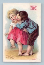 TRADE CARD James Pyles Pearline New York Children's Stolen Kiss