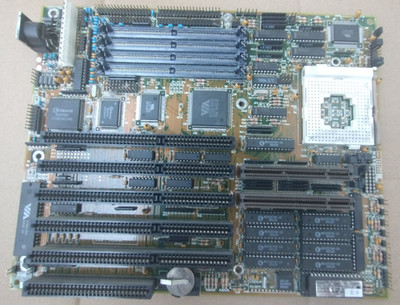 vintage computer Vintage 486 Motherboard Zida Tomato 4DPS VIA Chipset VESA Local
