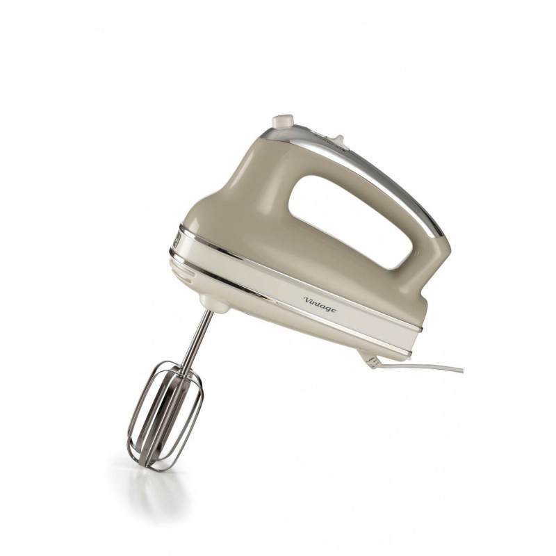 Ariete 1548 Mixer Vintage Beige: Sbattitore Elettrico 450W Turbo Design