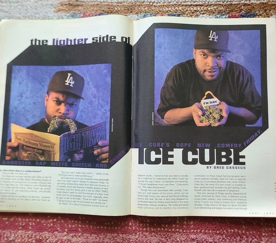90s high times magazine ice cube method man wu-tang NWA vintage hip hop source - Image 3 of 4