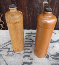 2 x alte Flasche Tonflasche ERVEN LUCAS BOLS`T LOOTSJE Amsterdam 1 Liter