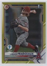 2021 Bowman Draft 1st Edition Gold Foil /50 Landon Marceaux #BD-115 w5p