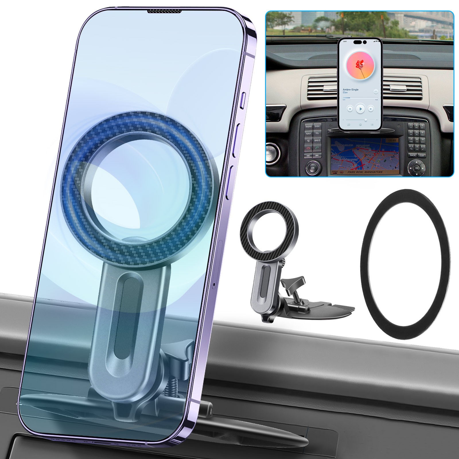 Phone Mount Car Cd Slot Holder For Magsafe Iphone