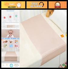 100 Mulberry Silk Crib Sleeve for Baby Hair Loss Prevention, 23 Momme Bassinet