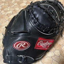 Rawlings HOH Black Softball Glove Pro Model, Durable Leather, No Damage, Used
