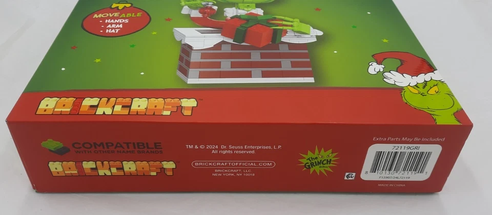 Brickcraft The Grinch Up The Chimney Brick Dr. Seuss Building Set 504pcs SEALED - Image 4 of 4