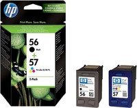Original Hp Nr. 56+57 2Er Set Tinte Bk+Col Deskjet Officejet
