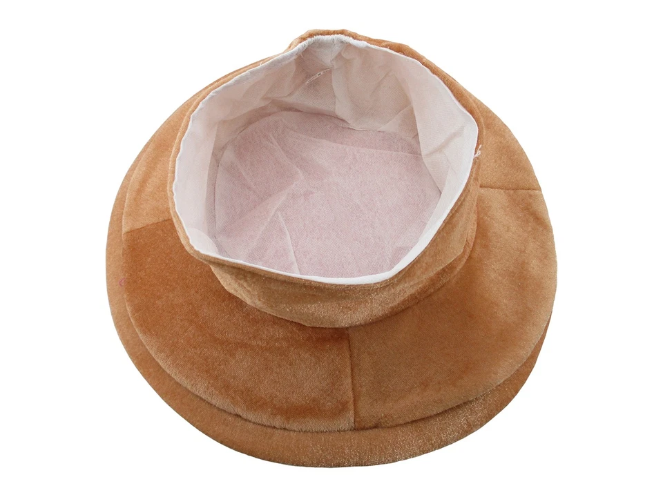 Sombrero de pizza de 2 piezas para fiesta de comida ridícula gorra de felpa novedad accesorio de disfraz de Halloween Foto 4 de 4