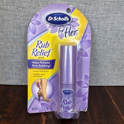 Dr Scholls For Her Anti-Friction Rub Relief Stick Chafing Blister Cream NOS