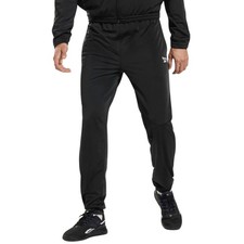 REEBOK Identity Vector Knit Track Pants sz L Large Black Retro Training