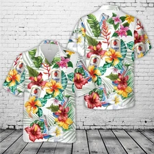 Natural Light Beer Hawaiian Shirt