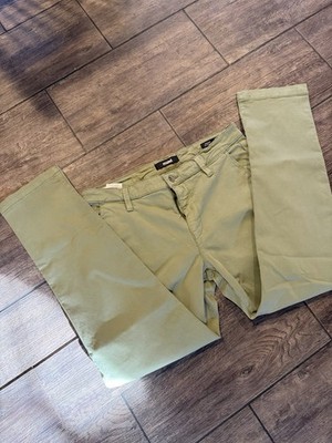 Mavi Pants Mens 34x30 Green Edward Slim Straight Leg Casual Preppy Chino Stretch