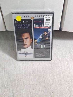 Under Siege / Under Siege 2 - Dark Territory DVD Steven Seagal NEW SEALED