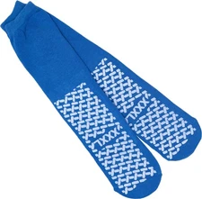 Bariatric Slipper Socks XXXL / 3XL Royal Blue or Red - Pack of 6 Pairs
