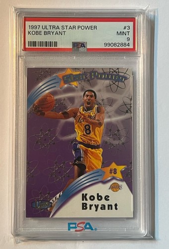 1997 Fleer Ultra Star Power Insert #3 Kobe Bryant PSA 9 MINT
