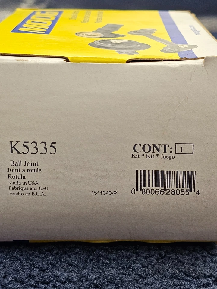 MOOG K5335 Front Lower Ball Joint  Fits 1996-2001 Oldsmobile Bravada - Image 2 of 4
