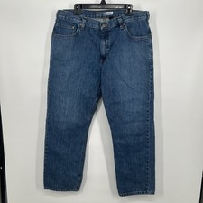 Carhartt Mens Jeans 38x30 Relaxed Fit Blue Denim