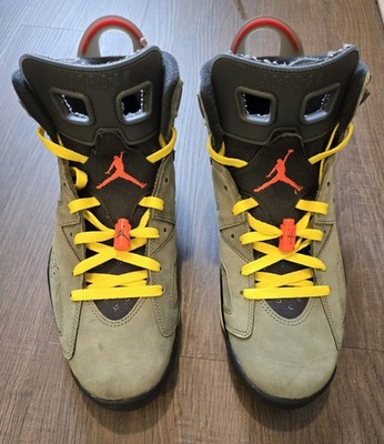 Size 12 - Air Jordan 6 Retro x Travis Scott Mid Olive