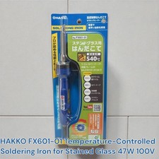 HAKKO FX601-01 Temperature-Controlled Soldering Iron for Stained Glass 47W 100V